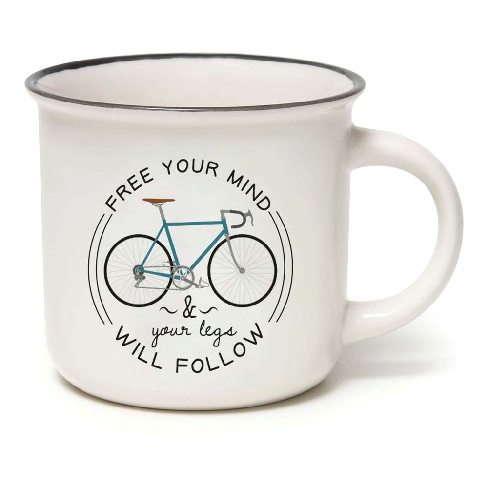 Legami Cup-Puccino Porcelain Mug 350 ml - Bike Lover