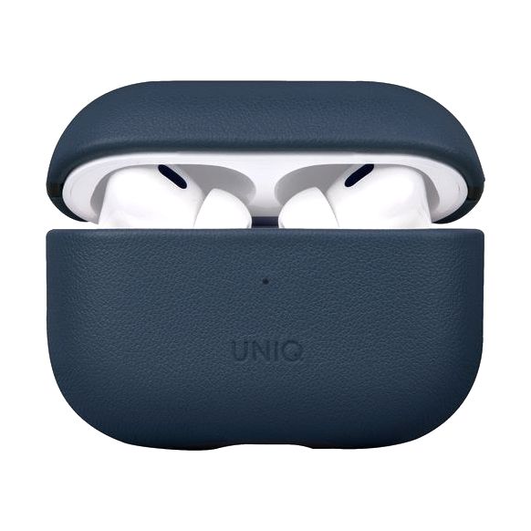 Uniq Terra Genuine Leather Case for AirPods Pro (2nd Gen) - Space Blue (Space Blue)