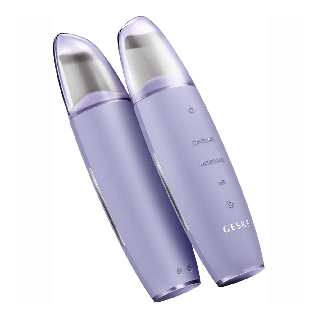 GESKE MicroCurrent Skin Scrubber Black Head Remover 9-in-1 - Purple