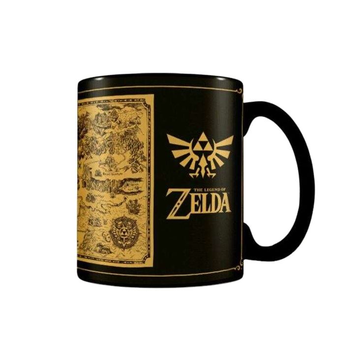 Pyramid Posters Nintendo The Legend Of Zelda Map Heat Reveal Mug 325ml