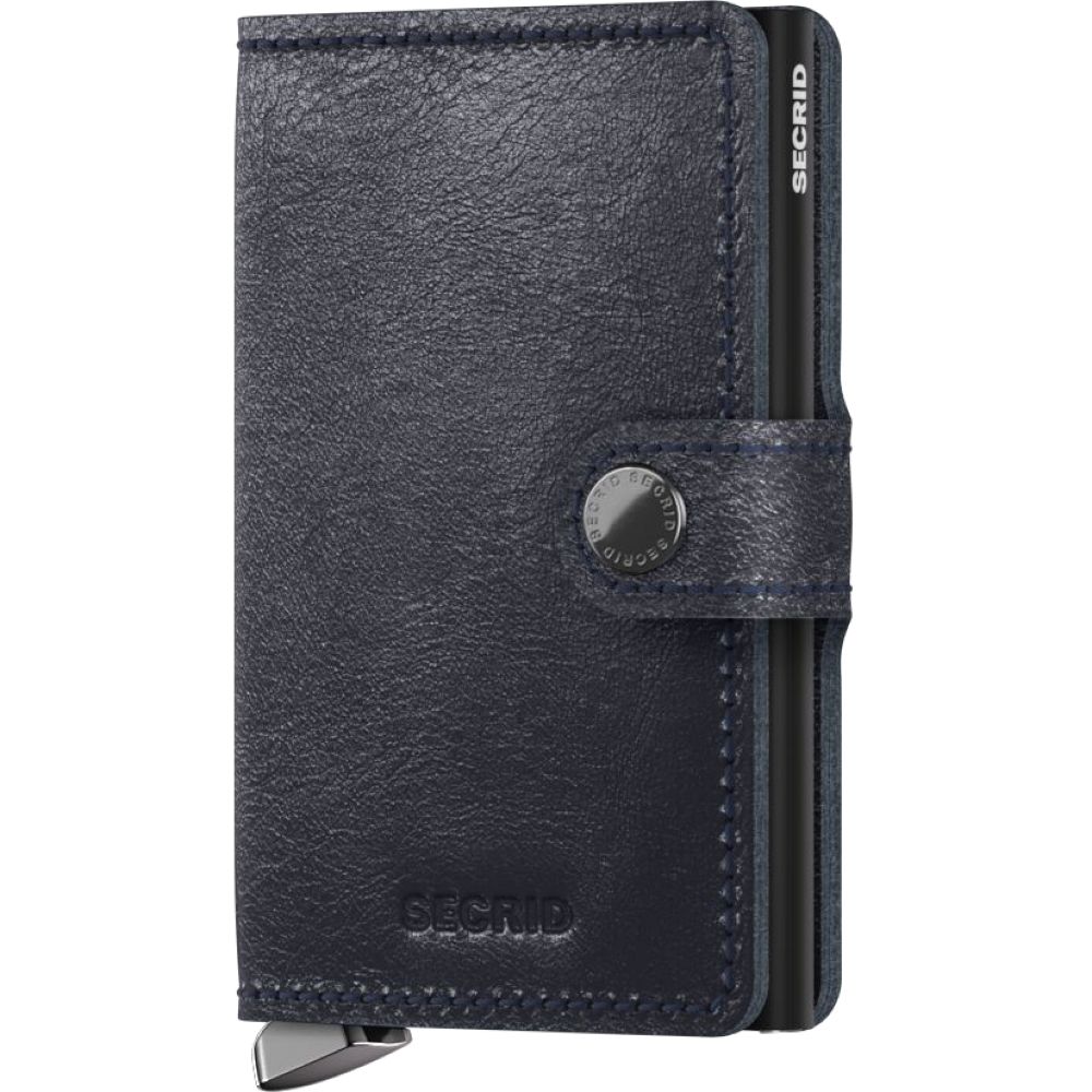 Secrid Miniwallet - Basco Leather - Navy