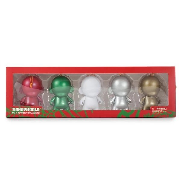 Kidrobot Munnyworld DIY Ornaments Figure 2.5 Inch (Pack of 5)