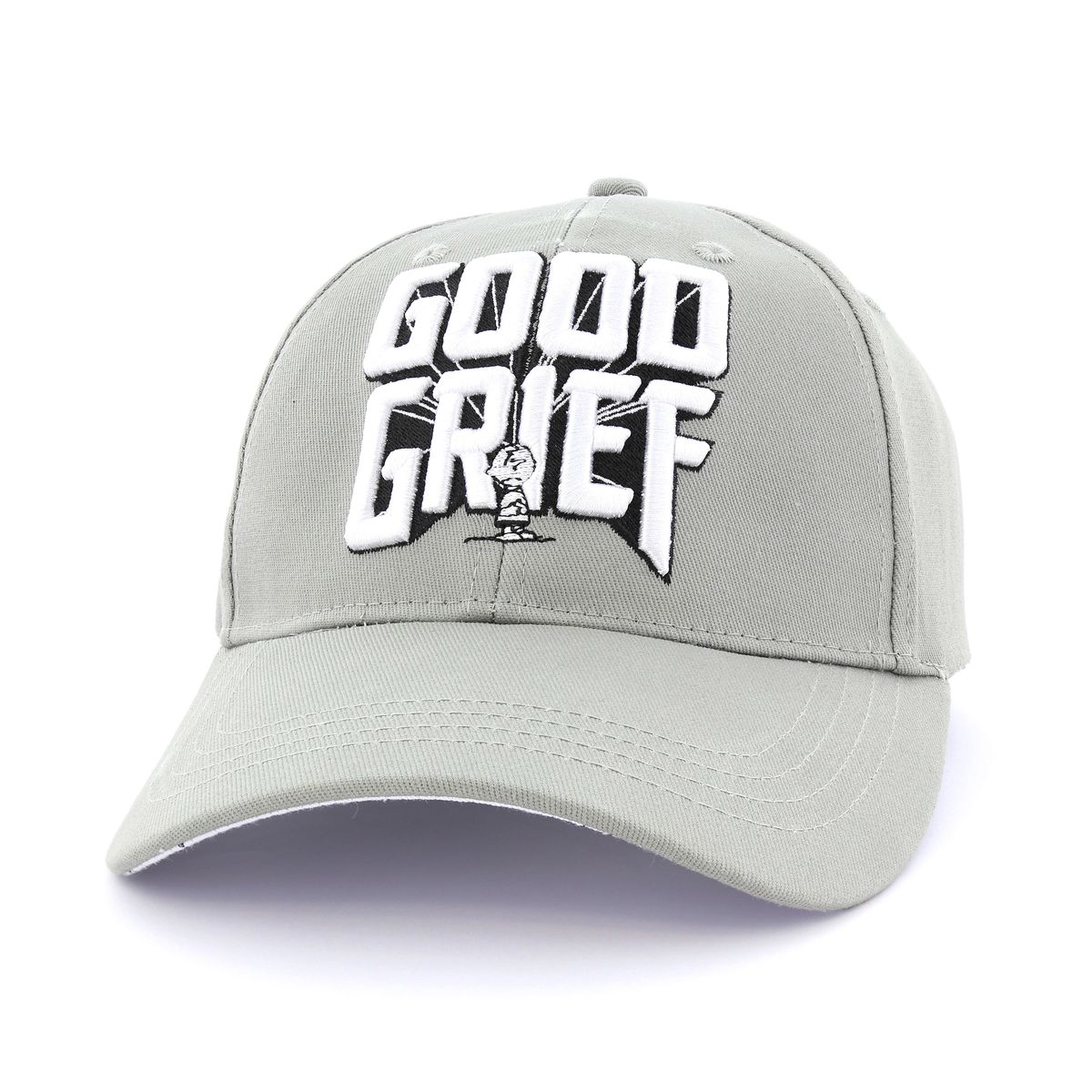 Exhale Good Grief Unisex Cap Grey