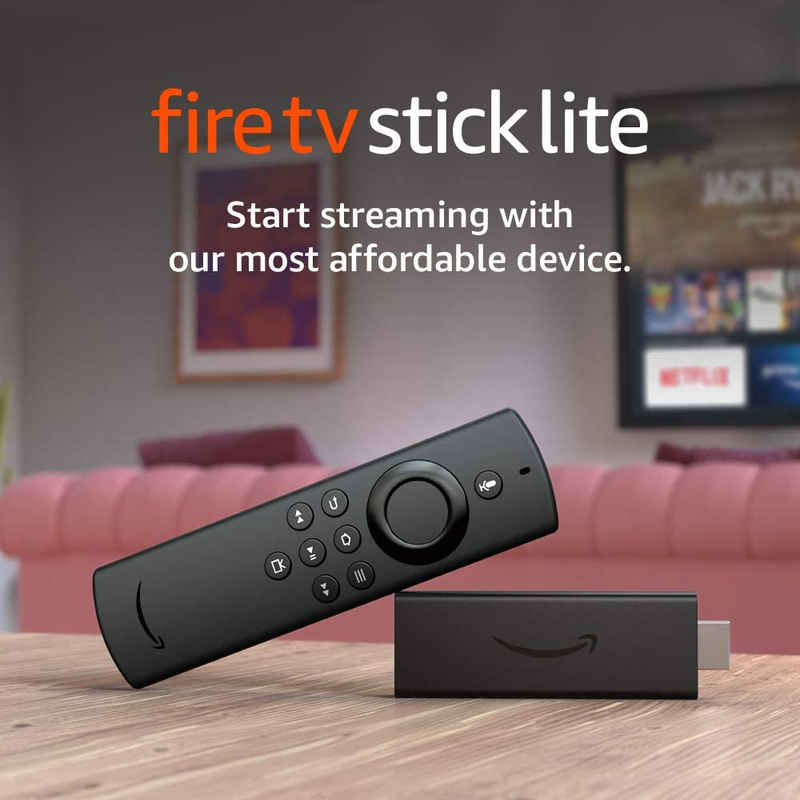 Amazon Fire TV Stick Lite with Alexa Voice Remote Wi-Fi Black