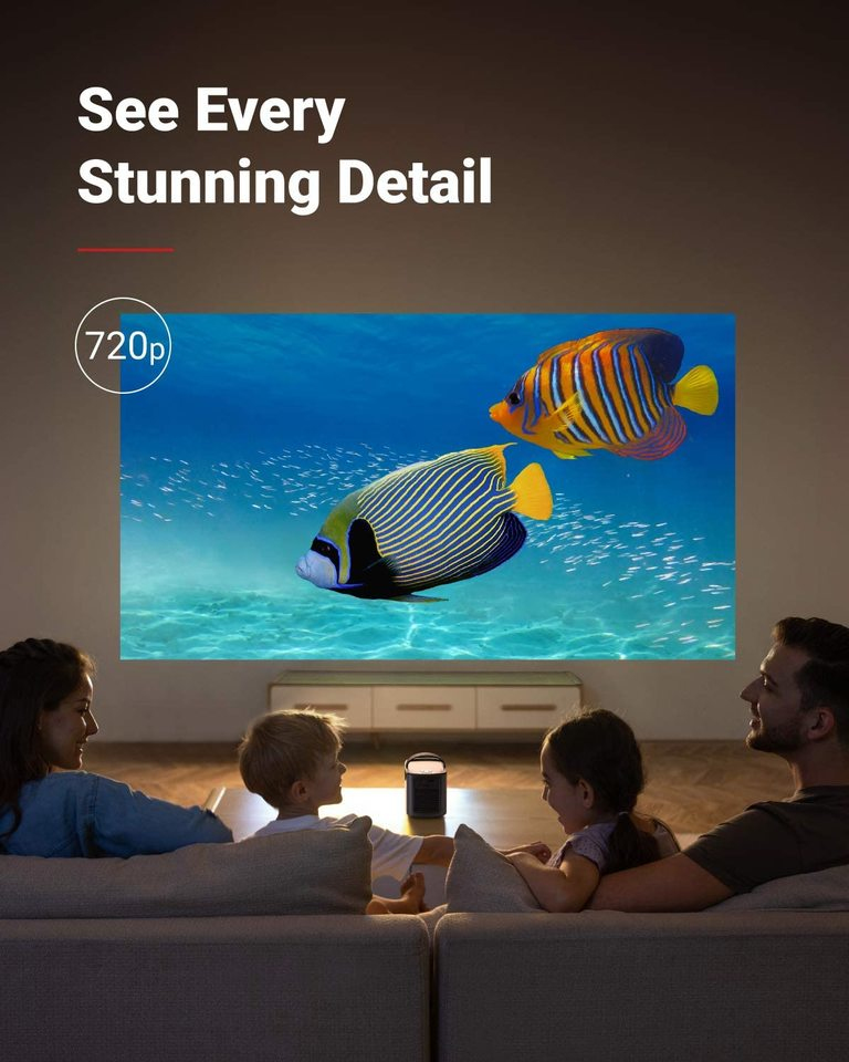 Anker Nebula Mars2 Pro B2C Uk Black 500 ANSI Lumen Portable Projector