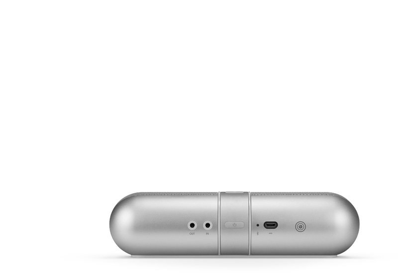 Beats Pill 2.0 Silver Speaker