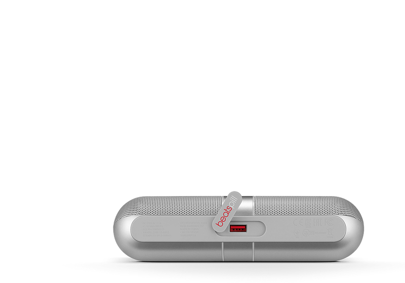 Beats Pill 2.0 Silver Speaker