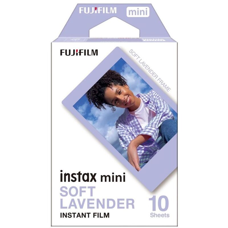 Fujifilm Instax Mini Soft Lavender Film (10 Sheets)