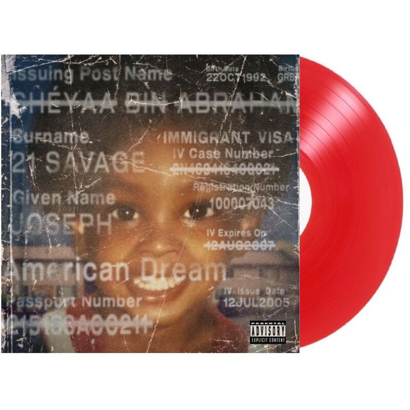 American Dream (Red Colored Vinyl) (Limited Edition) (2 Discs) | 21 Savage