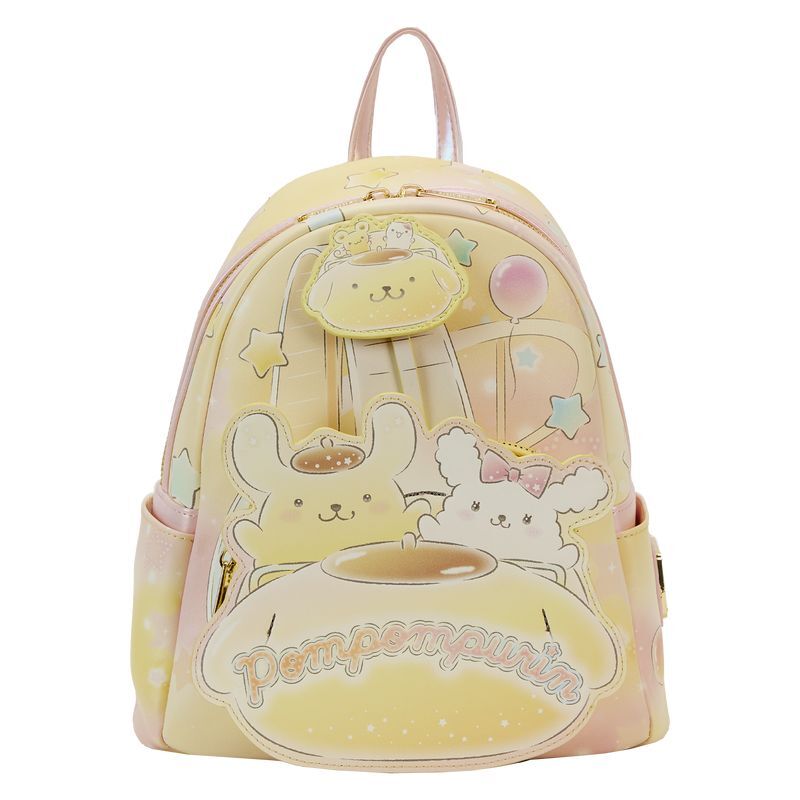 Loungefly! Leather Sanrio Pompompurin Carnival Mini Backpack