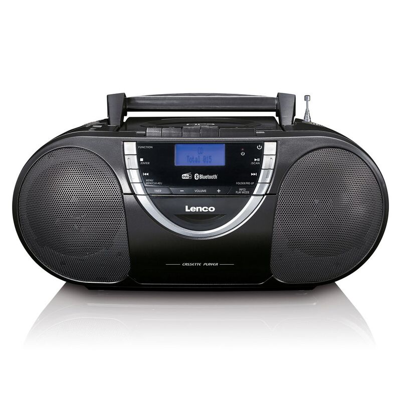 Lenco SCD-6900BK - Portable CD MP3 Casette DAB+ FM Radio Player - Black Lenco SCD-6900BK - Portable CD MP3 Casette DAB+ FM Radio Player - Black