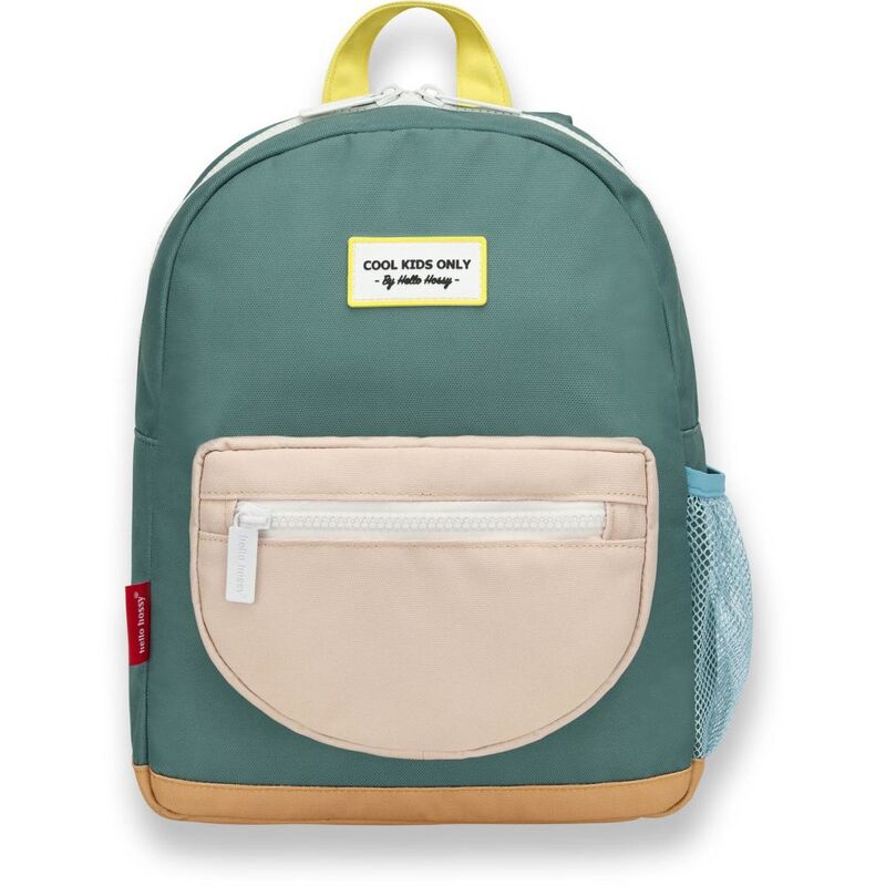 Hello Hossy Mini Captain Backpack - Green/Creme