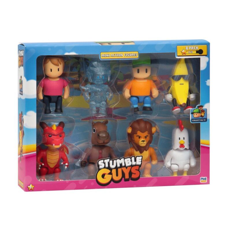 Stumble Guys Mini Action Figure 8 Pack Deluxe