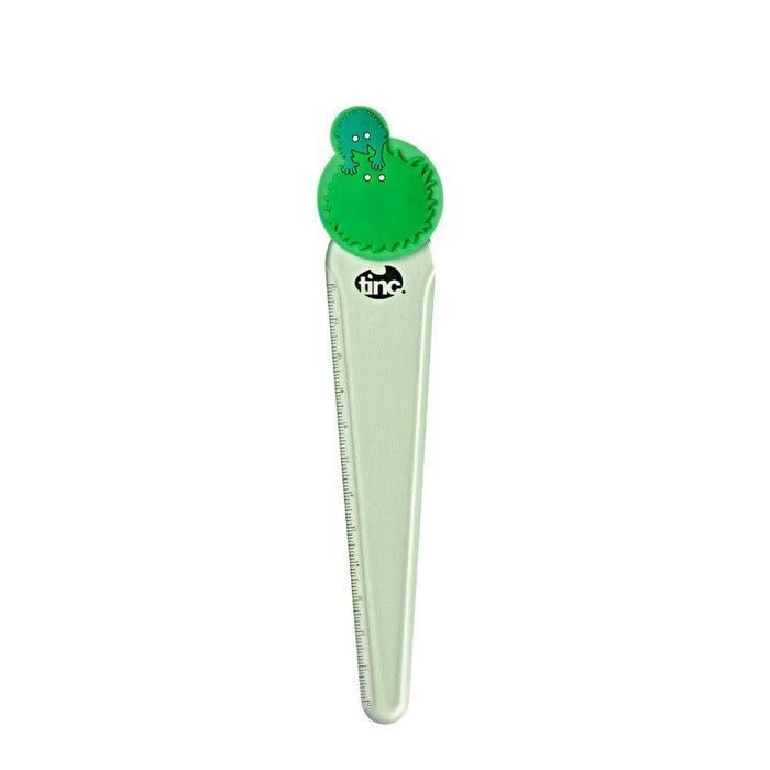 Tinc 12cm Character Ruler - Green