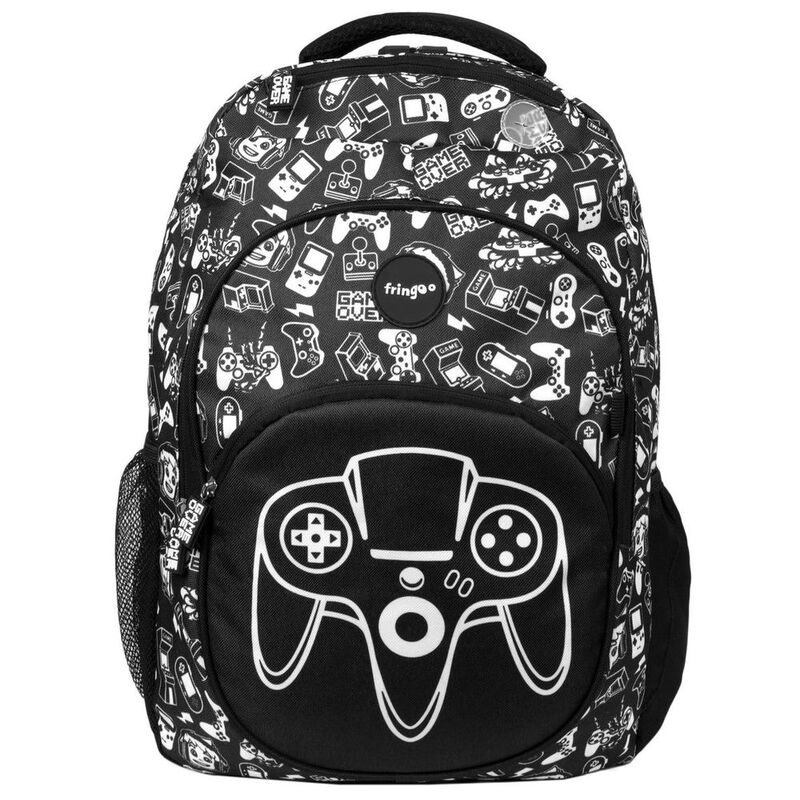 Fringoo Junior Backpack - Game On Black