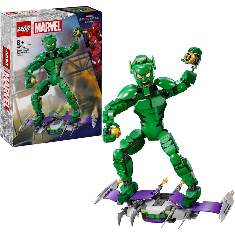 LEGO Marvel Green Goblin Construction Figure 76284 Building Set (471 pieces)