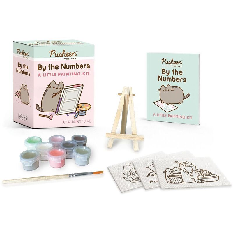 Pusheen By The Numbers - A Little Painting Kit | Claire Belton