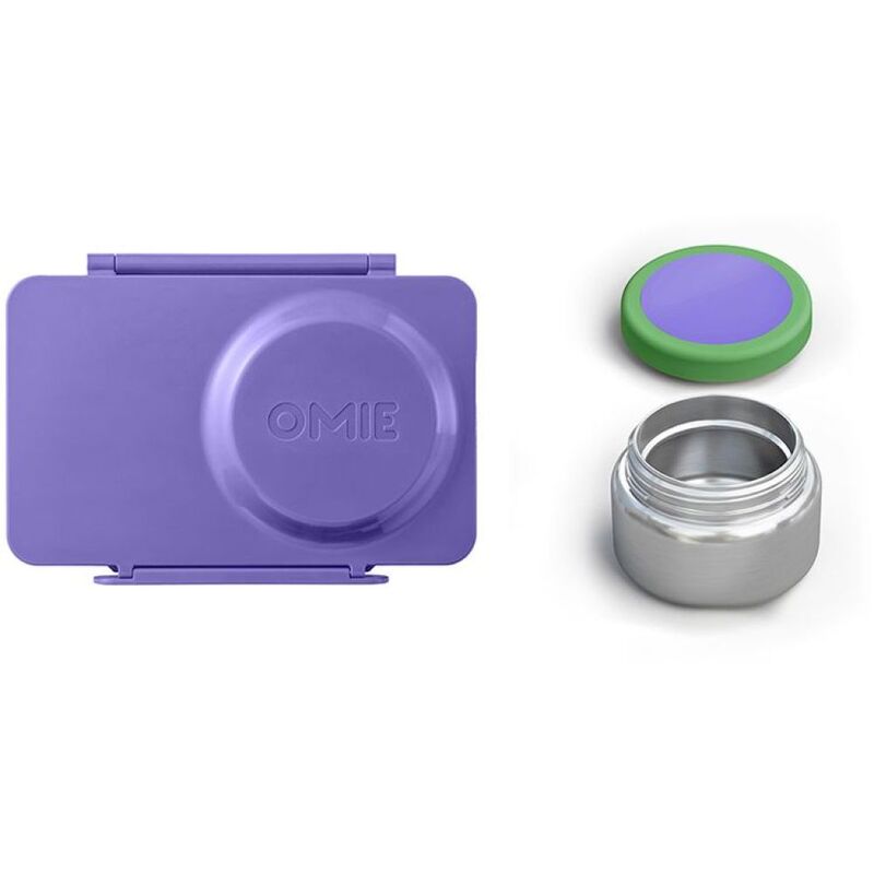 OmieLife OmieBox Up Thermos - Galaxy Purple 350 ml