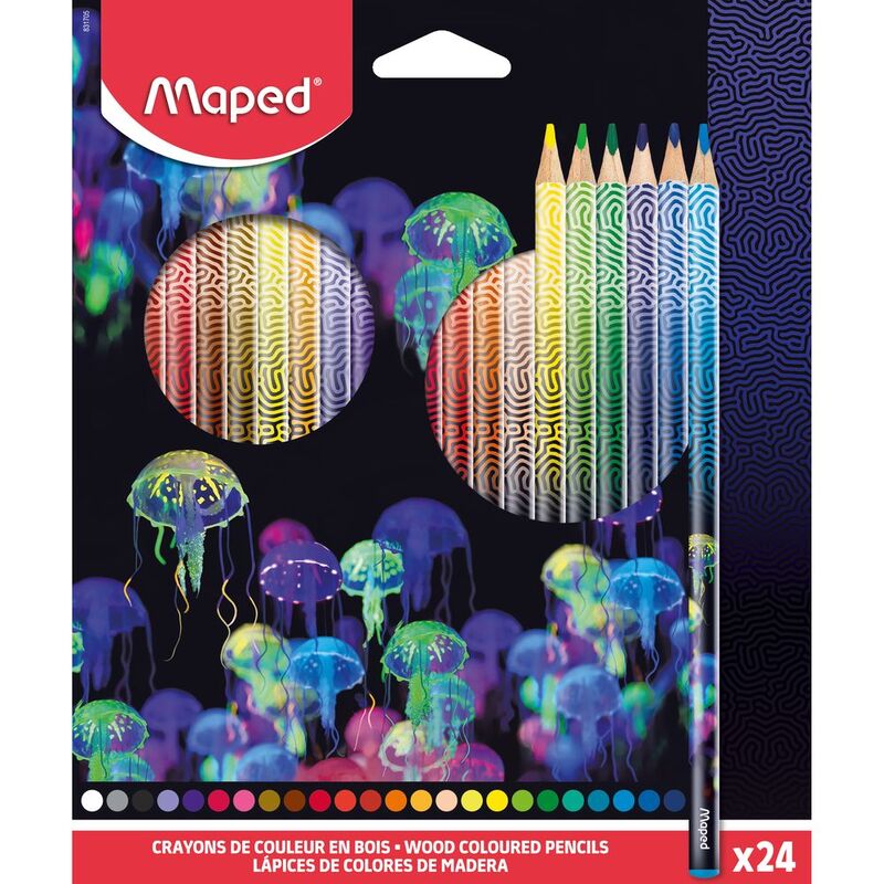 Maped Pencils Deepsea Paradise (Set of 24)