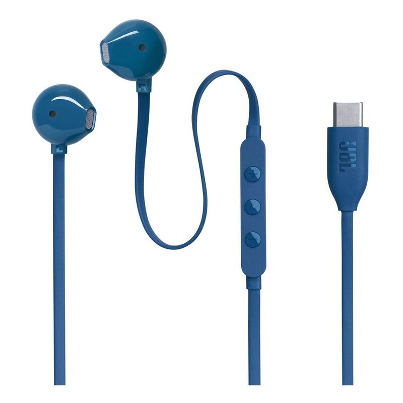 JBL Tune 305C Wired In-Ear Headphones - Blue