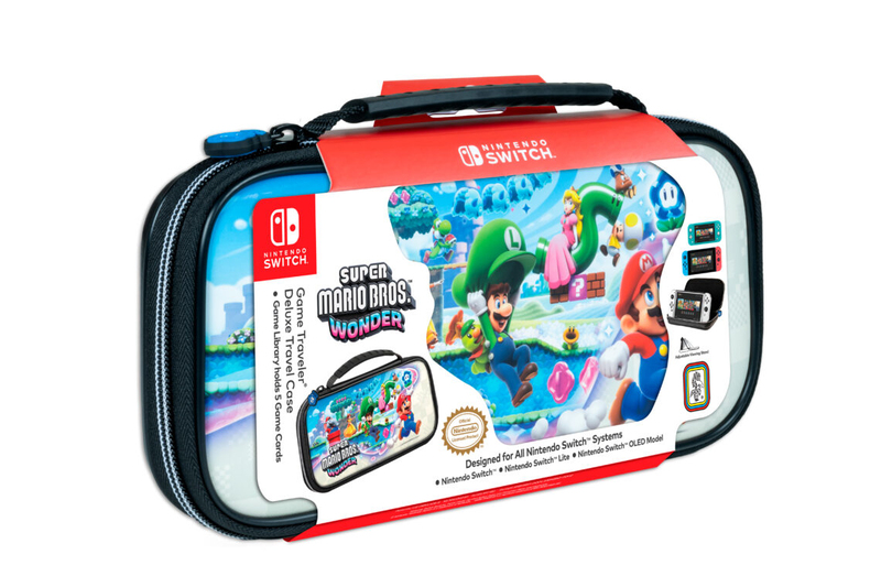 RDS Nintendo Switch Deluxe Travel Case - Mario Wonder Case