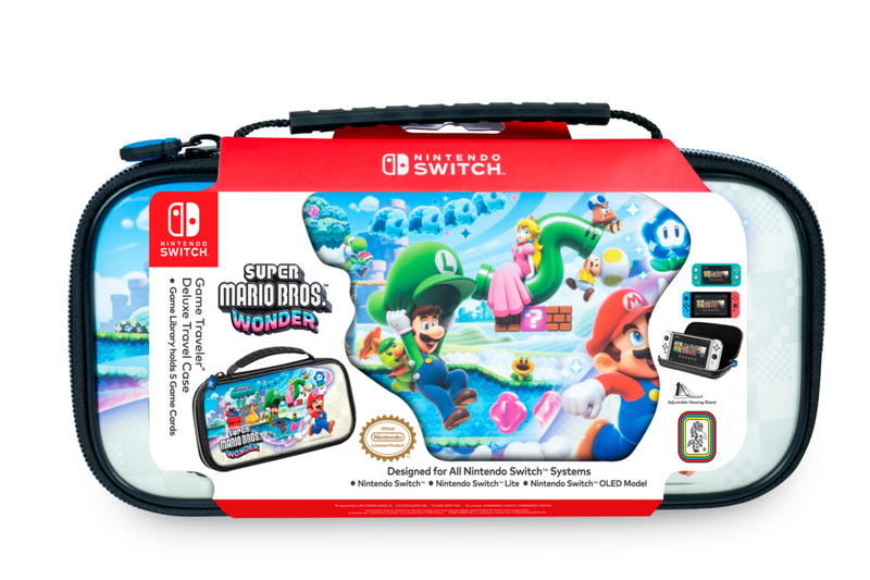 RDS Nintendo Switch Deluxe Travel Case - Mario Wonder Case