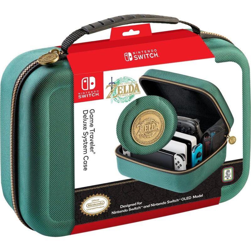 Nacon Nintendo Switch Game Traveler Deluxe System Case Legend Of Zelda