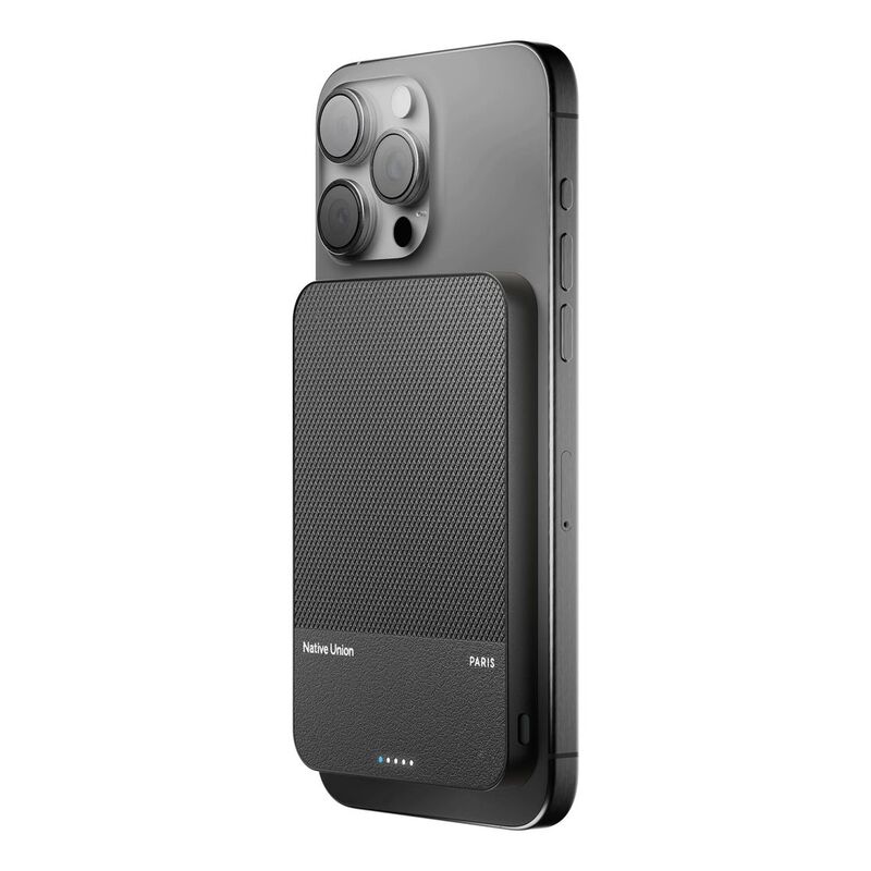 Native Union Magnetic Power Bank 5000mAh - Black