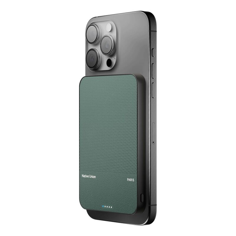 Native Union Magnetic Power Bank 5000mAh - Slate Green