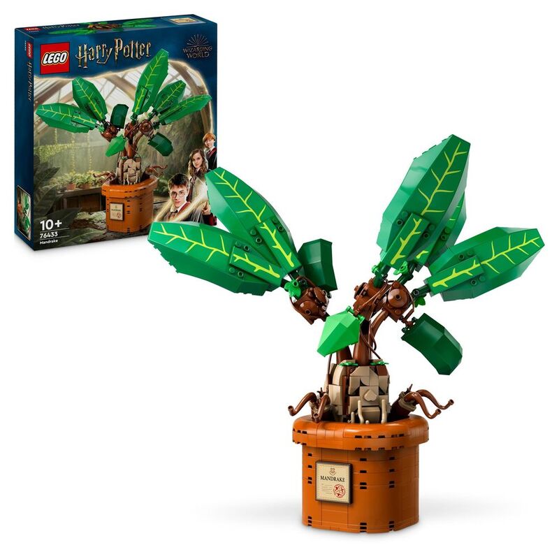 LEGO Harry Potter Mandrake Plant Toy Magical Gift 76433