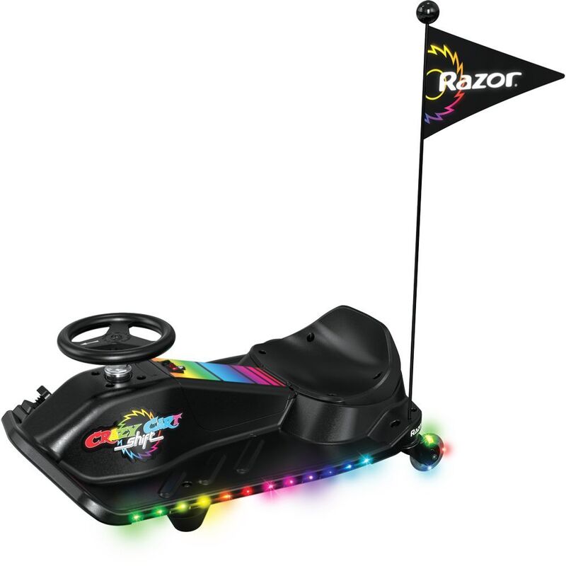 Razor Crazy Cart Shift Lightshow - Black Razor Crazy Cart Shift Lightshow - Black