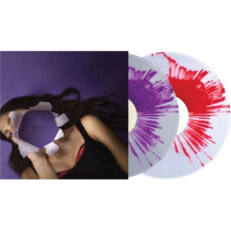 Guts (Spilled) (White W/ Purple & Red Splatter Colored Vinyl) (2 Discs) | Olivia Rodrigo