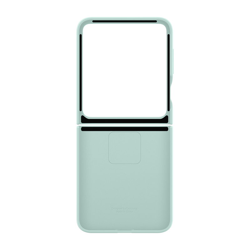 Samsung Flip6 Silicone Case With Ring - Mint