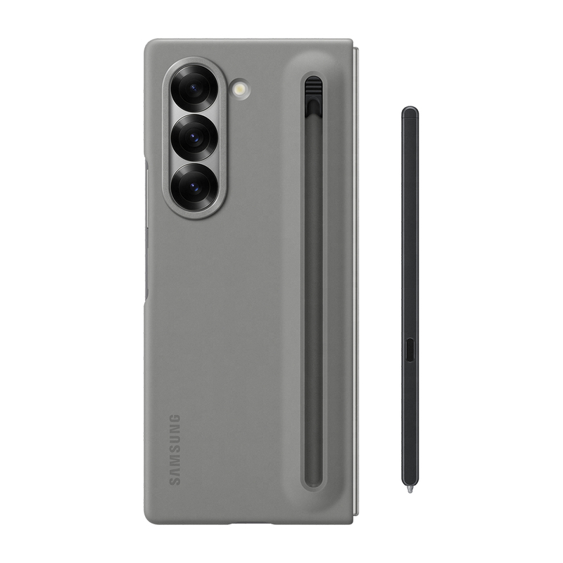 Samsung Fold6 Silm S Pen Grip Case - Gray