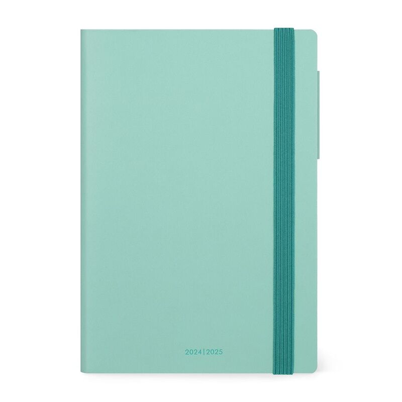 Legami Medium 16-Month Daily Diary - 2024/2025 - Milk & Mint (12 x 18 cm)