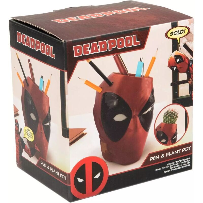 Paladone Marvel Deadpool Pen And Plant Pot