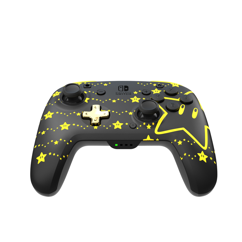 PDP Nintendo Switch Rematch Glow Wireless Controller - Super Stars Glow In The Dark