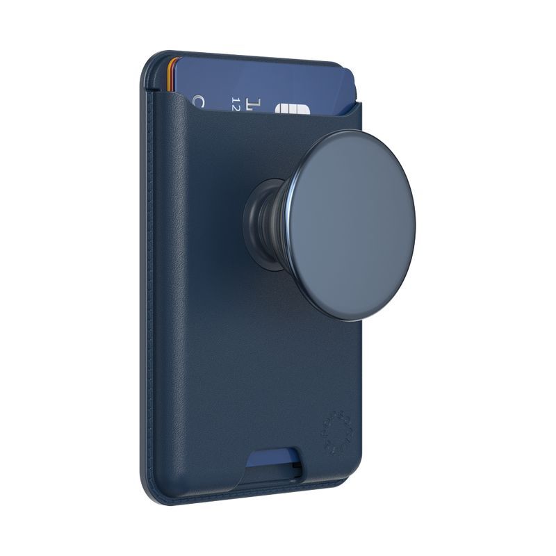 Popsockets Leather Magsafe Popwallet Plus Grip - Navy