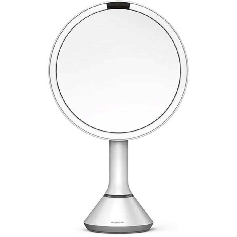 Simplehuman Sensor Touch Control Mirror - White 20cm - 8-Inches Simplehuman Sensor Touch Control Mirror - White 20cm - 8-Inches