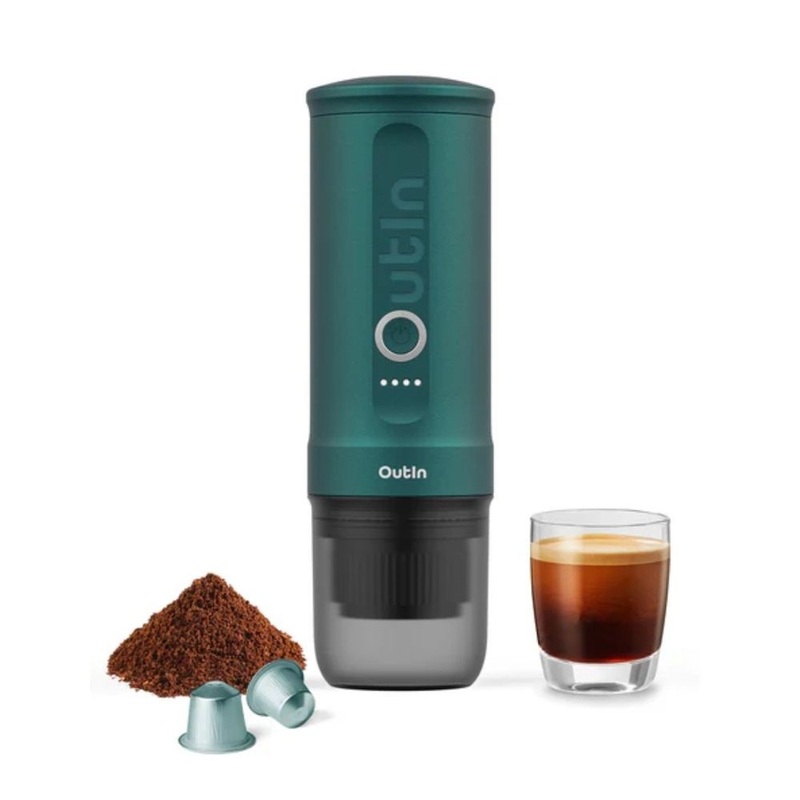 Outin Nano Portable Espresso Machine 30ml - Teal Outin Nano Portable Espresso Machine 30ml - Teal