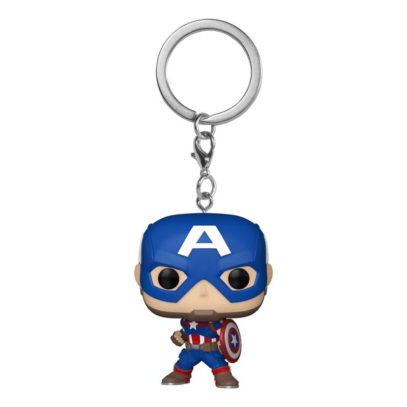 Funko Pocket Pop! Marvel New Classic Captain America Vinyl Keychain