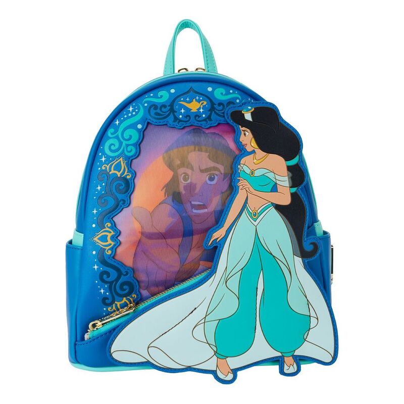 Loungefly Leather Disney Princess Jasmine Lenticular Mini Backpack