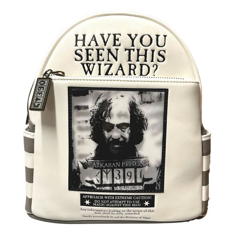 Loungefly! Leather Harry Potter Sirius Black Wanted Poster Mini Backpack