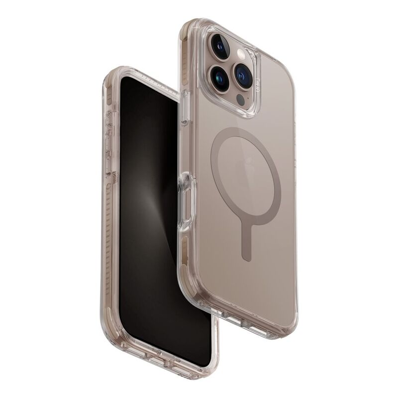 UNIQ Hybrid iPhone 16 Pro Max (2024) Case 6.9 Magclick Charging Combat - Taupe Gold (Taupe Gold)