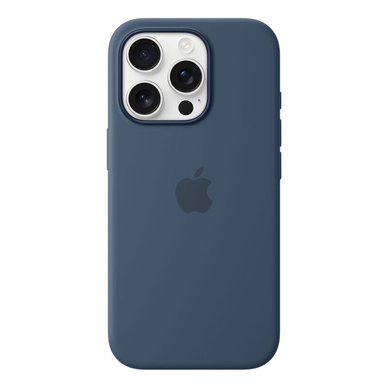 Apple iPhone 16 Pro Silicone Case with MagSafe - Denim