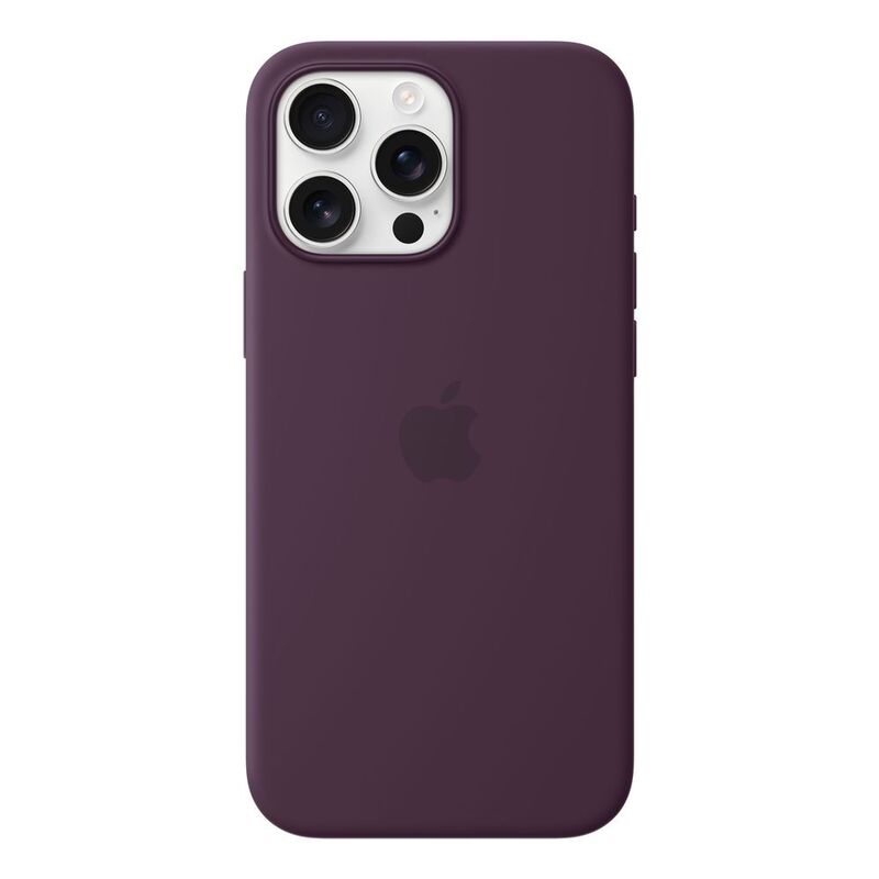 Apple iPhone 16 Pro Max Silicone Case with MagSafe - Plum