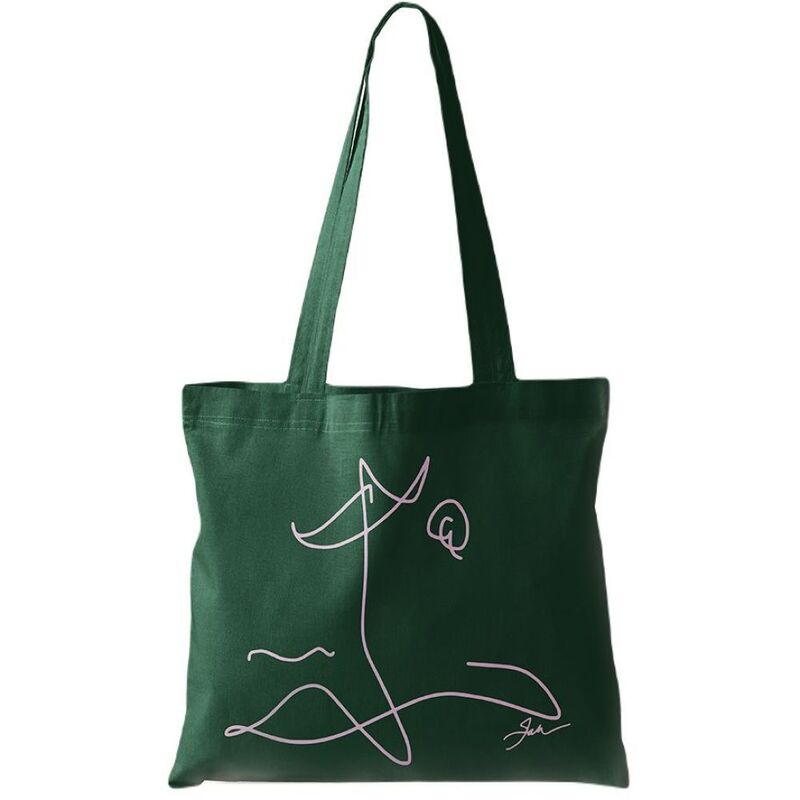 Qirtas Ficasso Green Tote