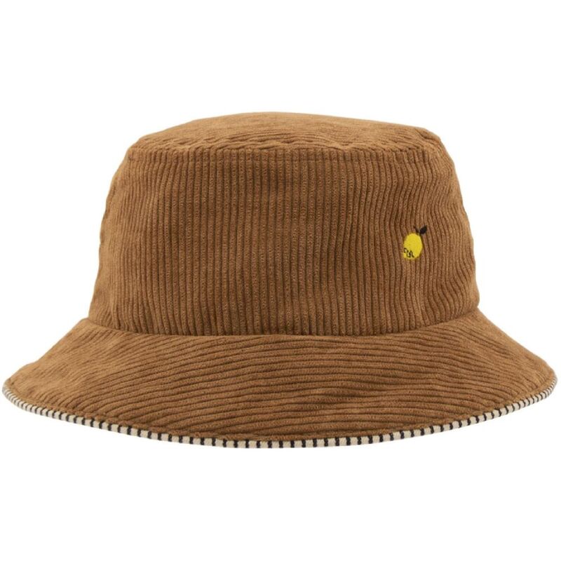 Sticky Lemon Sl Corduroy Walnut Brown Bucket Hat - 52 Cm