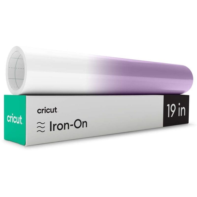 Cricut UC-Activated Color-Changing Iron-On Roll (30.5 x 61cm) - White To Violet Cricut UC-Activated Color-Changing Iron-On Roll (30.5 x 61cm) - White To Violet