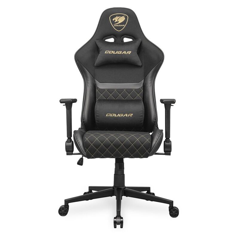 Cougar Armor One V2 Gaming Chair - Gold Fabric